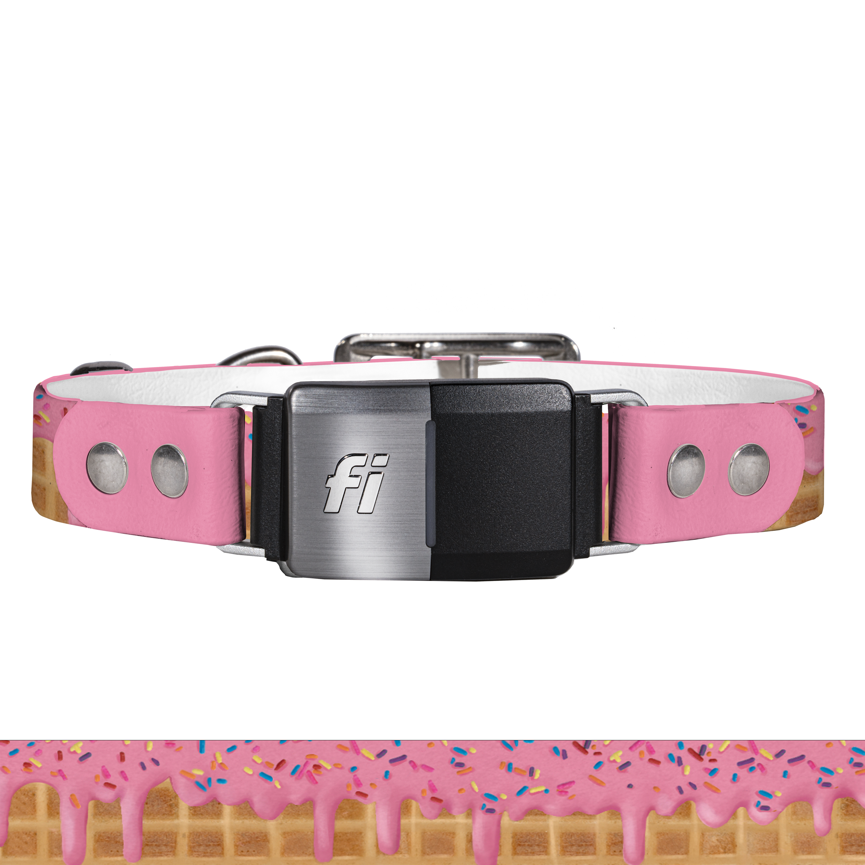 Miami Dolphins Dog Collar - Pink